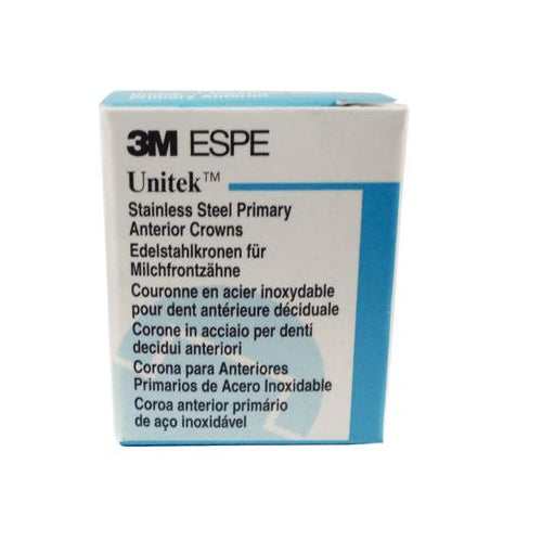 3M ESPE 907024 Unitek Stainless Steel Primary Anterior Crowns #4 Upper Left Lateral 5/Pk 3M ESPE 907024 Unitek Stainless Steel Primary Anterior Crowns #4 Upper Left Lateral 5/Pk